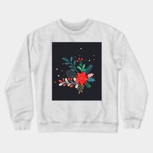 Digital flowers Art Crewneck Sweatshirt